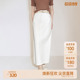 新品 ochirly欧时力 直筒长裙牛仔半身裙女气质通勤开衩2024秋季