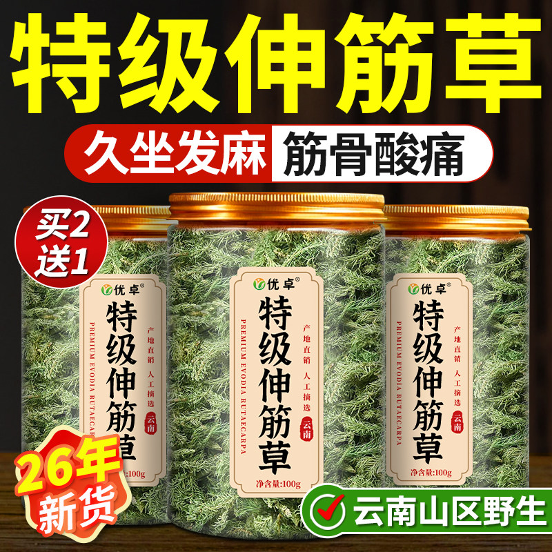 伸筋草中药材云南野生当季新货鸡血藤海风藤挂枝伸筋草官方旗舰店