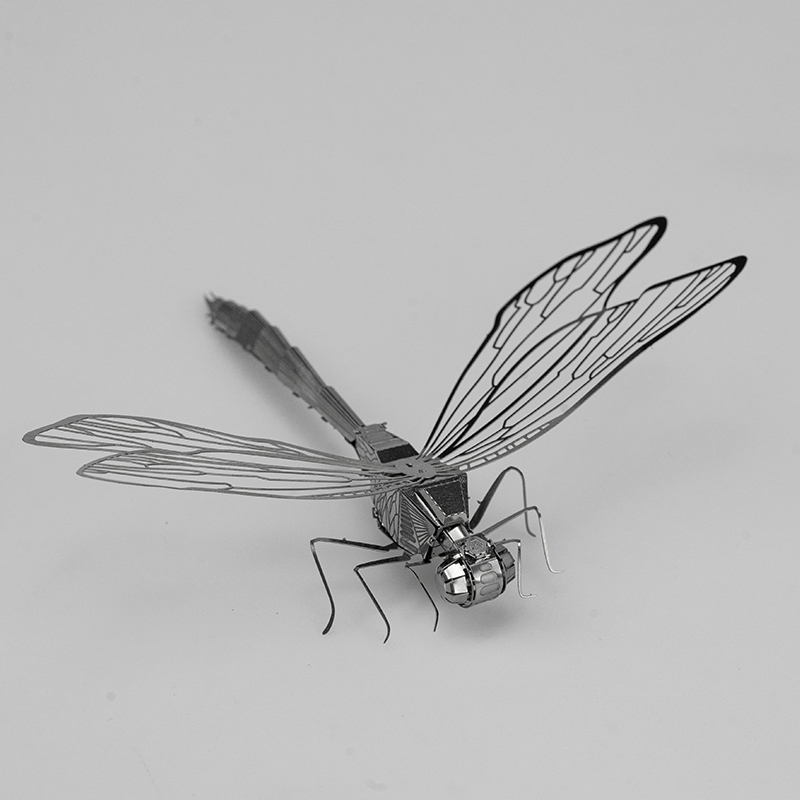 金属蜻蜓丨手工拼图学生宿舍办公桌面摆件益智玩具创意生日礼物