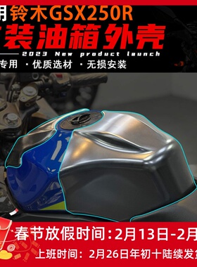 适用铃木GSX250R 改装加高油箱外壳 一体油箱包围装饰罩配件