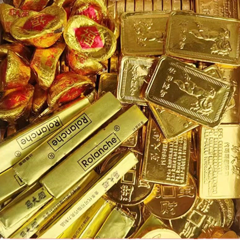 年货马大姐巧克力批发散装金币金条网红爆款休闲零食（代可可脂）,零食/坚果/特产,黑巧克力,淘宝优惠券,粉丝福利购,淘宝优惠卷