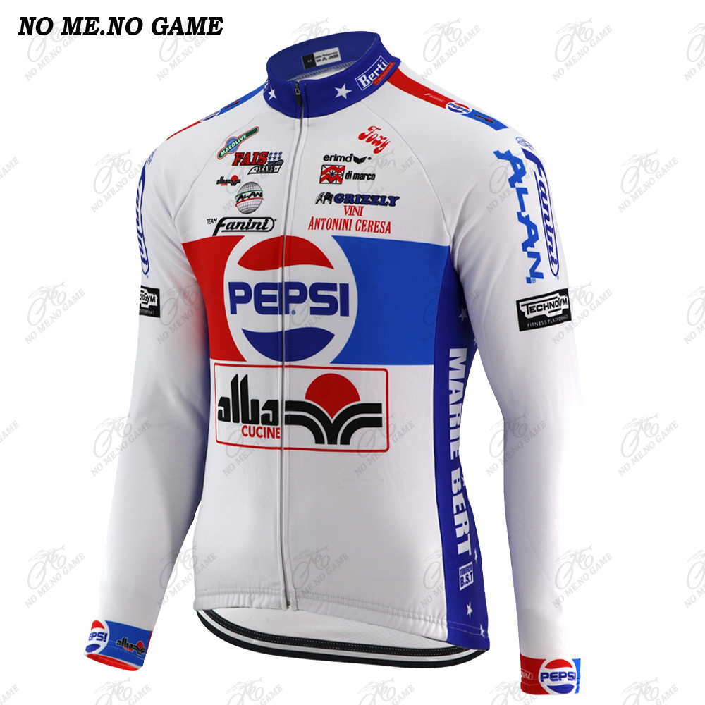 Classic Retro Cycling Jersey Long Sleeve Cycling Clothing Me