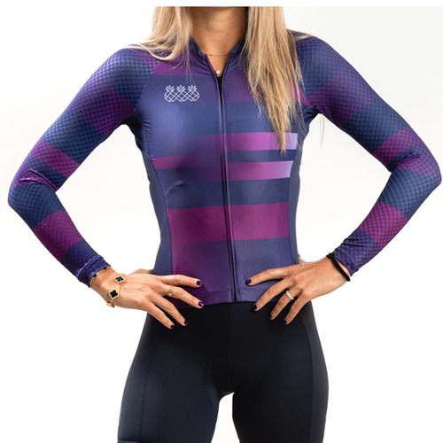 Tres Pinas Womens Cycling Jersey Long Sleeve For Summer Race