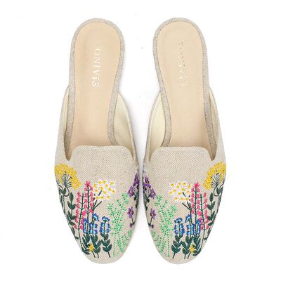 2021 Terlik Slides Hemp Rubber Spring/autumn Canvas Zapatos