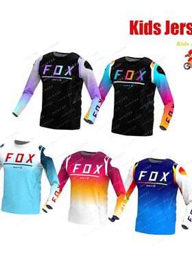 BAT FOX Children's Motocross Jersey Downhill Jersey Off Road