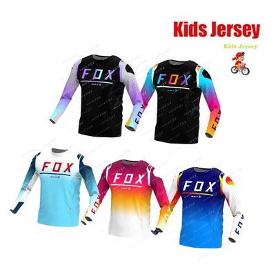 BAT FOX Children's Motocross Jersey Downhill Jersey Off Road
