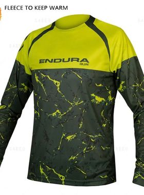 RAUDAX ENDURA térmica-Camiseta de manga larga para ciclismo
