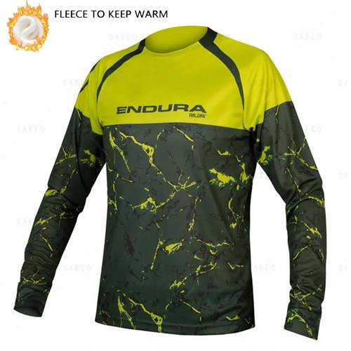 RAUDAX ENDURA térmica-Camiseta de manga larga para ciclismo