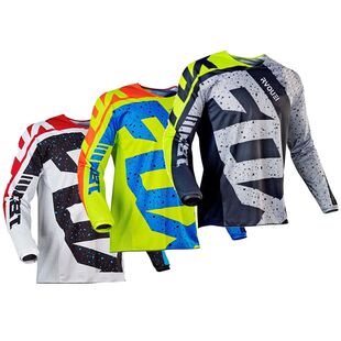 Camiseta de ciclismo Rvouei Fox Team para hombre, MTB, Motoc