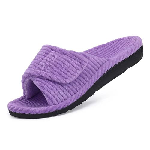 Shevalues Women House Slippers With Adjustable Straps Indoor
