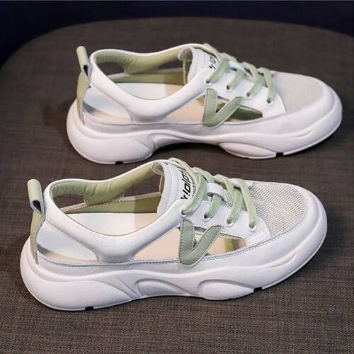 New White Shoes Women's Leisure Pump Platform Sports Sandals
