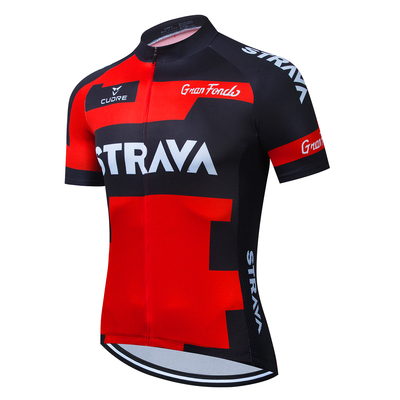 Strava Cycling Jersey 2022 MTB Mountain Bike Race Cycling Sh
