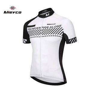 Camisetas de ciclismo para hombre, camisas blancas de secado