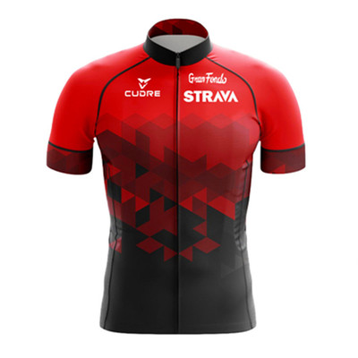 Strava Cycling Jersey 2022 MTB Mountain Bike Race Cycling Sh
