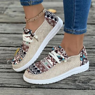 Spring and Autumn Fashion New Women's Round Toe Walking Shoe
