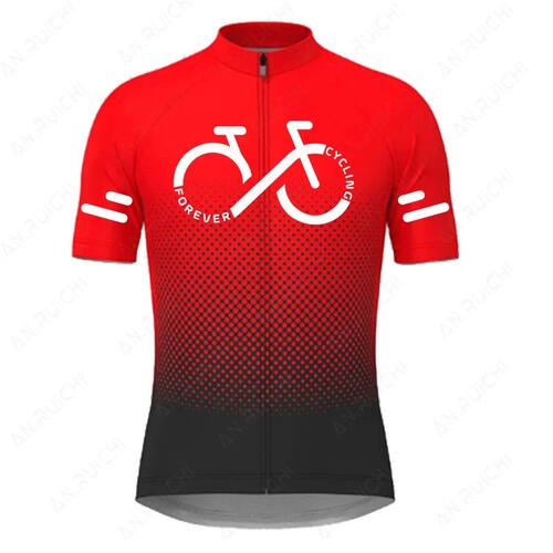 Maillot de Ciclismo de manga corta para hombre, uniforme de