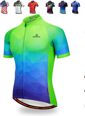 MILOTO-Camiseta de ciclismo profesional para hombre, camiset