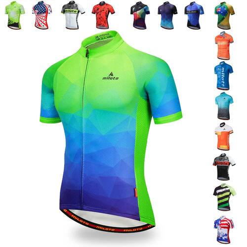 MILOTO-Camiseta de ciclismo profesional para hombre, camiset