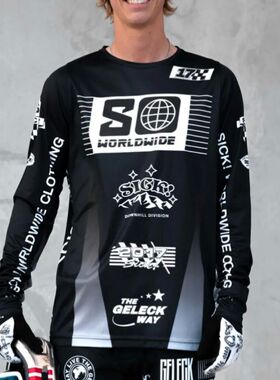 Camiseta de manga larga para Motocross, Jersey de secado rá