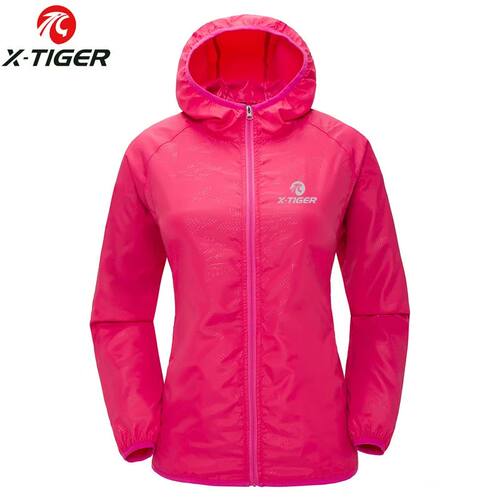 X-TIGER Womens Summer Skin Thin Anti-UV Windproof Cycling Je