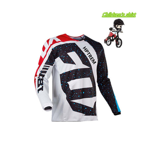 Kids Off Road ATV Racing T-shirt I am Fox Downhill Jersey Bi