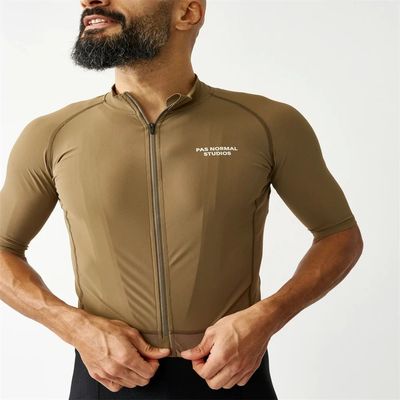 Camiseta de Ciclismo para hombre, traje de manga corta, tran