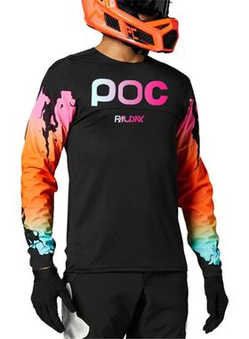 RAUDAX-Camiseta de Ciclismo POC para hombre, Ropa de equipo