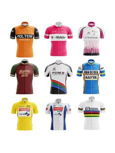 Camiseta de Ciclismo del equipo Retro para hombre, Maillot t