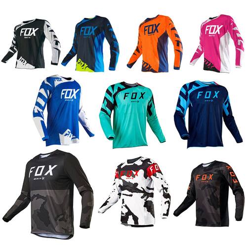 Camiseta de Motocross BAT FOX para Hombre, Jersey Enduro par