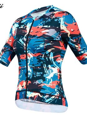 Cheji-camisetas de ciclismo para mujer, ropa de verano, equi