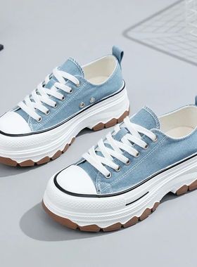 Canvas Shoes Women Casual Sports Running Round Toe Flats Wom