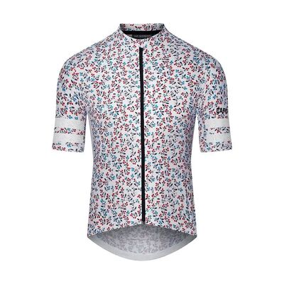 Jersey de ciclismo transpirable para hombres, manga corta, d
