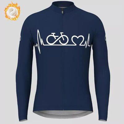 Chaquetas térmicas de ciclismo para hombre, camisetas cáli