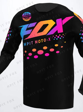 2022 Men's Downhill Jerseys HPIT FOX Mountain Bike MTB Shirt