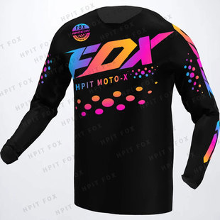 2022 Men's Downhill Jerseys HPIT FOX Mountain Bike MTB Shirt