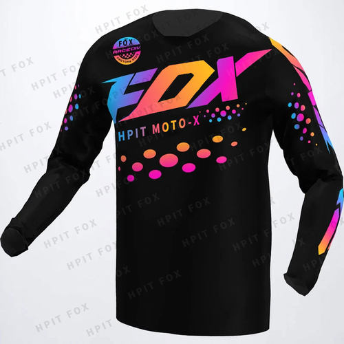 2022 Men's Downhill Jerseys HPIT FOX Mountain Bike MTB Shirt