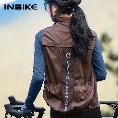 INBIKE-Chaleco de ciclismo sin mangas para mujer, chaqueta d