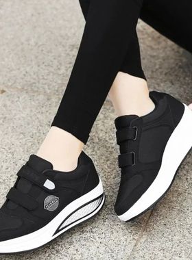 Women's Swing Sneakers Wedge Platform Toning Sports Shoes fo