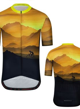 TIMUBIKE-Jersey de Ciclismo de manga corta para hombre y muj