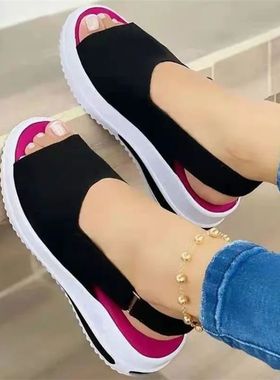 Shoes Summer Women Sandals Peep Toe Sandals Ladies Lightweig