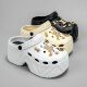 Fashionable Imitation Gold Bear New Heel Diamond High Leathe