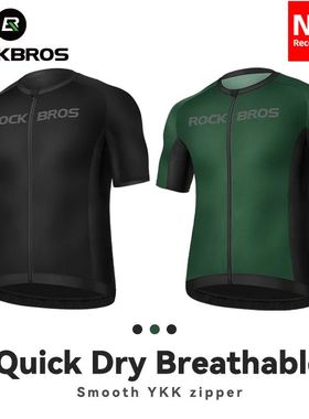 ROCKBROS-Camiseta de ciclismo para hombre y mujer, ropa depo