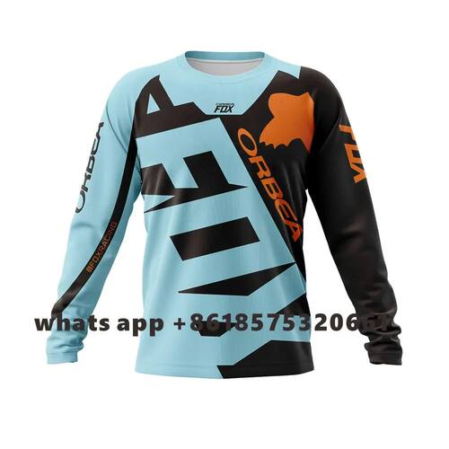 ORBEA FOX Men's Enduro Short Jersey Camiseta Mtb Bike Shirt