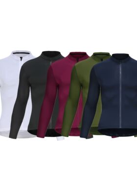 Rsantce-Camiseta de manga larga de ciclismo para hombre y mu
