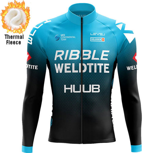 HUUB Long Sleeves Cycling Jersey 2022 Team Winter Thermal Fl
