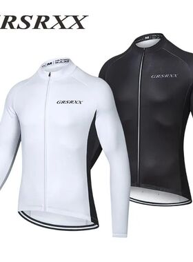 GRSRXX Cycling Jerseys Men Long Sleeve Cycling Fall Winter M