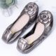 Mother Leather Woman Shoes Womens Genuine Flats Loafers Slip