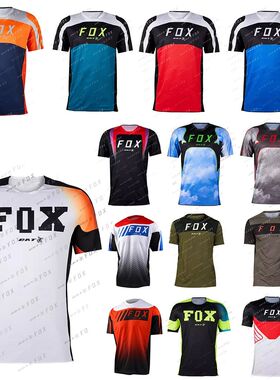 BAT FOX-Camiseta de manga corta para hombre, Jersey transpir