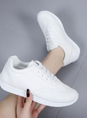 Women Casual Walking Shoes Summer Flat Lace Up Leather High