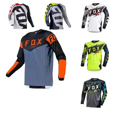 Camiseta de Motocross de secado rápido para Hombre, camisas
